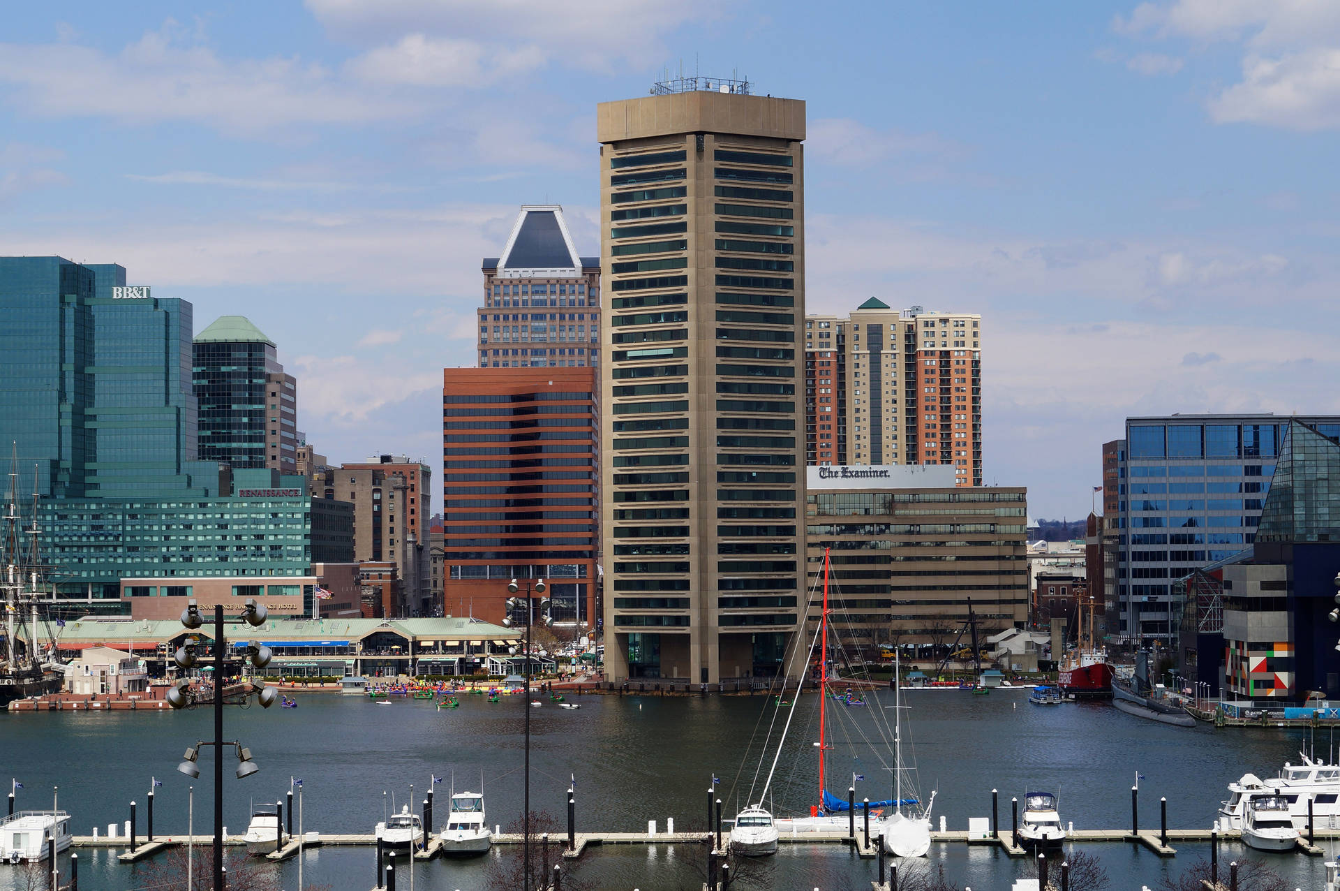 Tall Structure In Baltimore Background