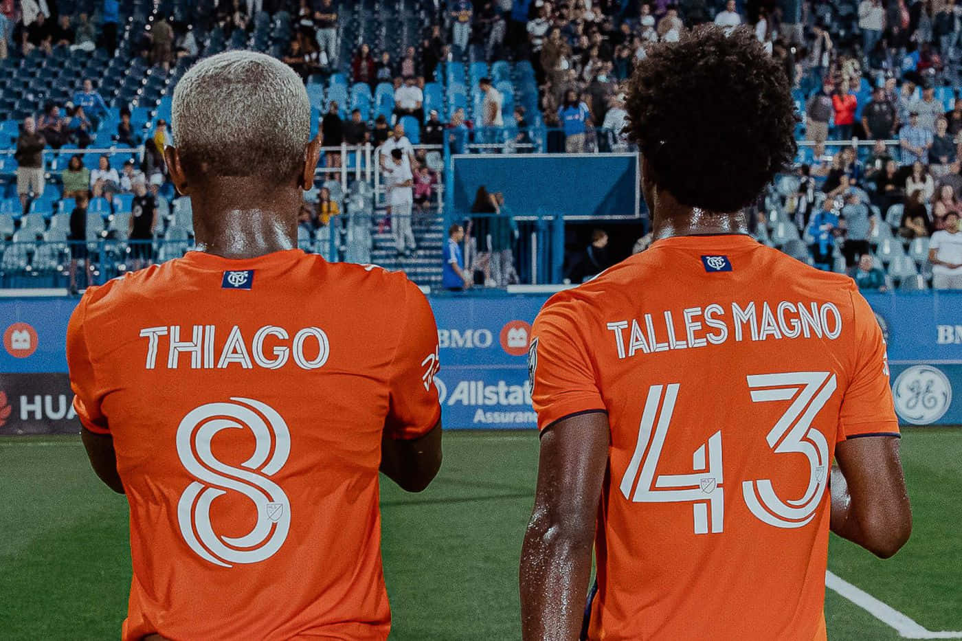 Talles Magno No 43 And Thiago No. 8 Background