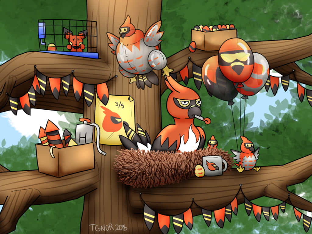 Talonflame Pokemon Family Treehouse