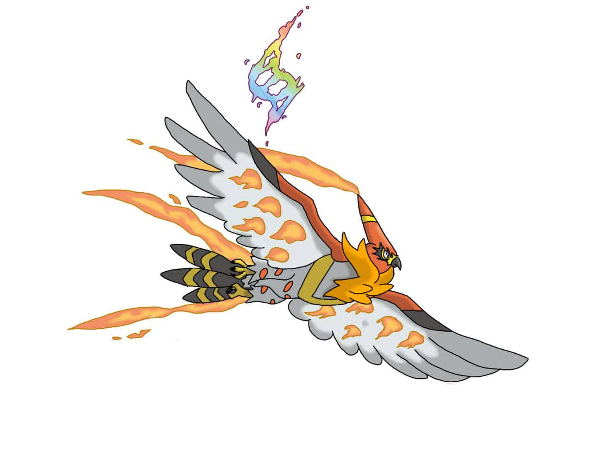 Talonflame Pokemon Flying Flame Wings