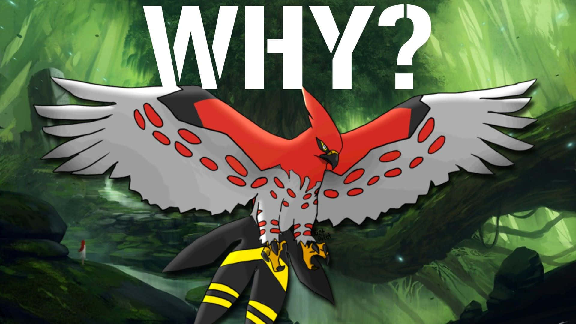 Talonflame Questioning Why Background