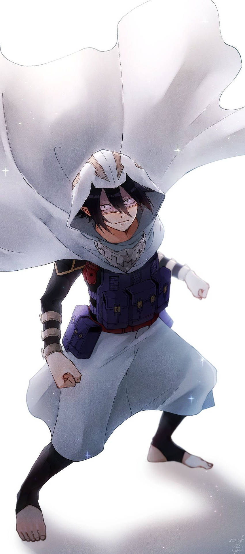 Tamaki Amajiki Cool Pose Phone Background