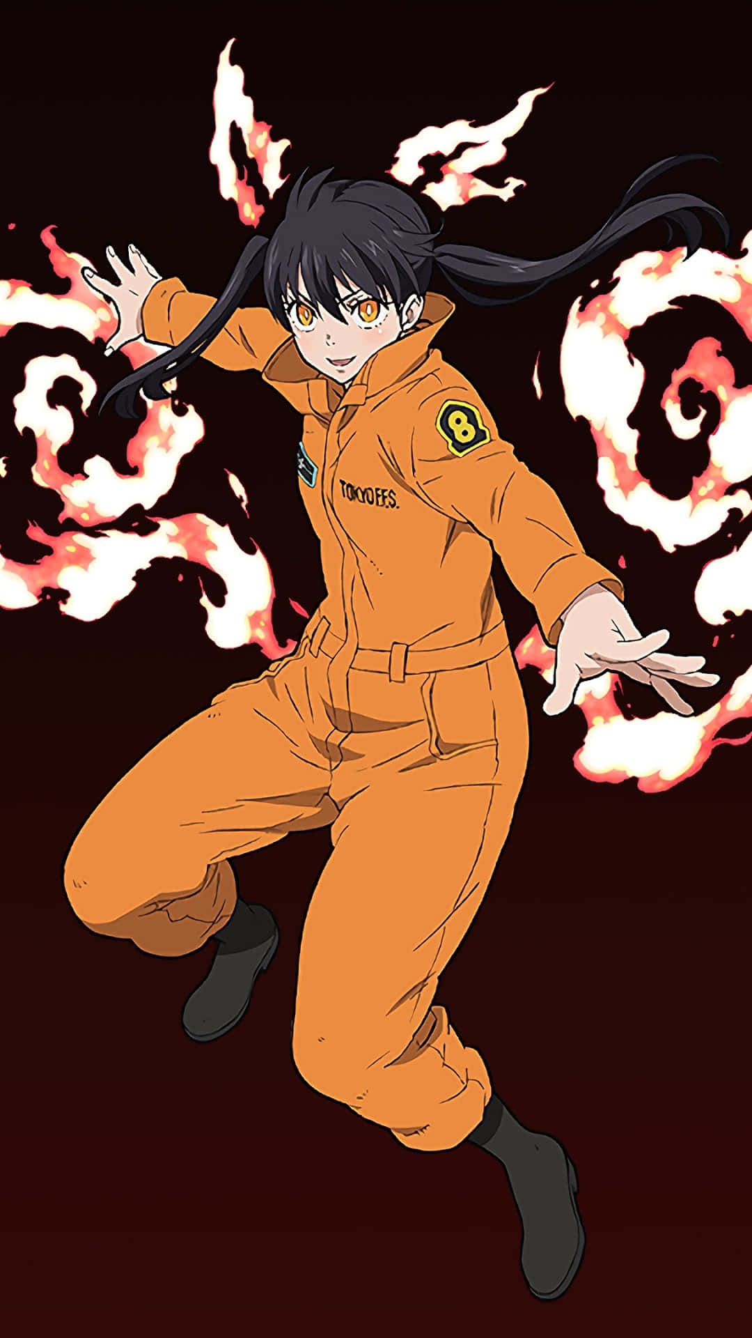 Tamaki Fire Force 1080 X 1920 Background