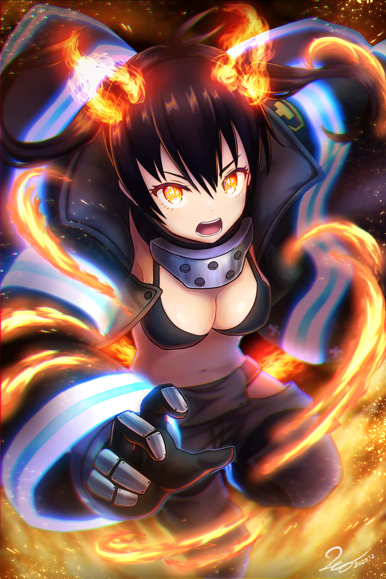 Tamaki Fire Force 2000 X 3000 Background