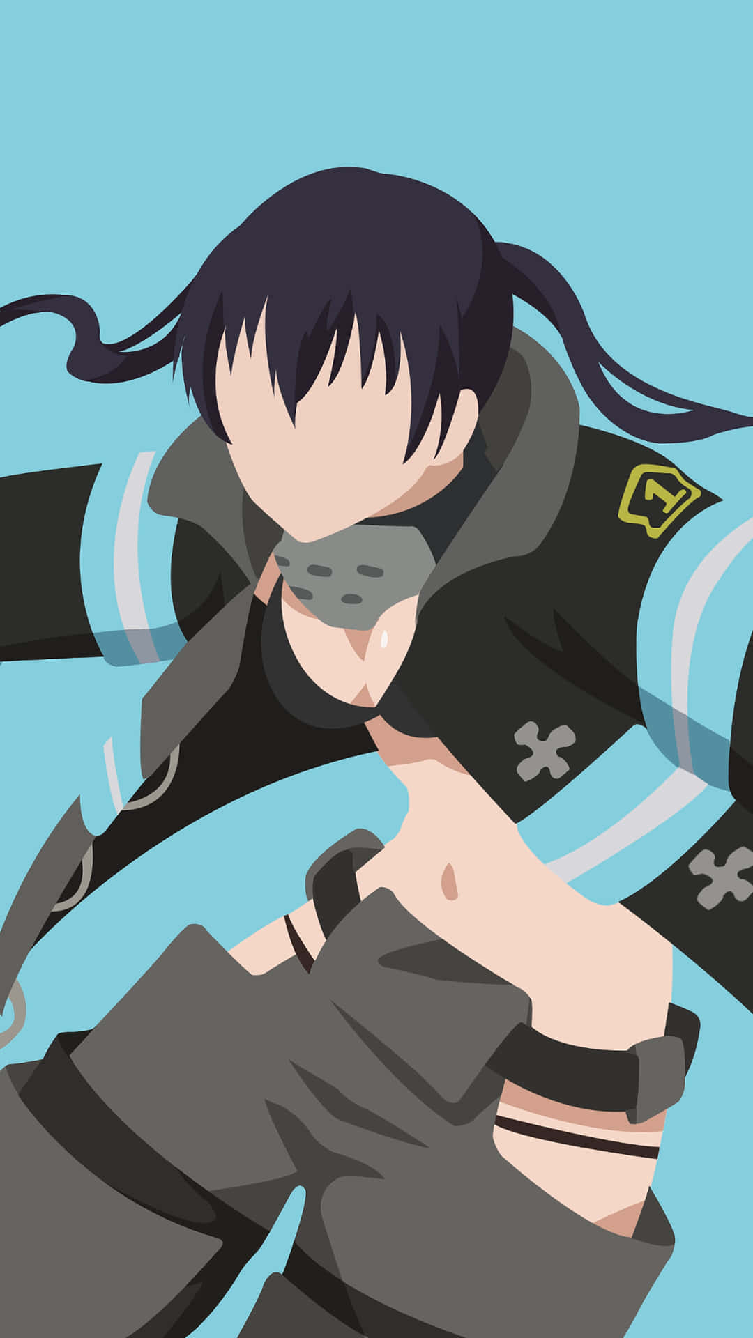 Tamaki Fire Force 2160 X 3840 Background