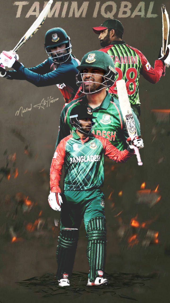 Tamim Iqbal Highlights Poster Background