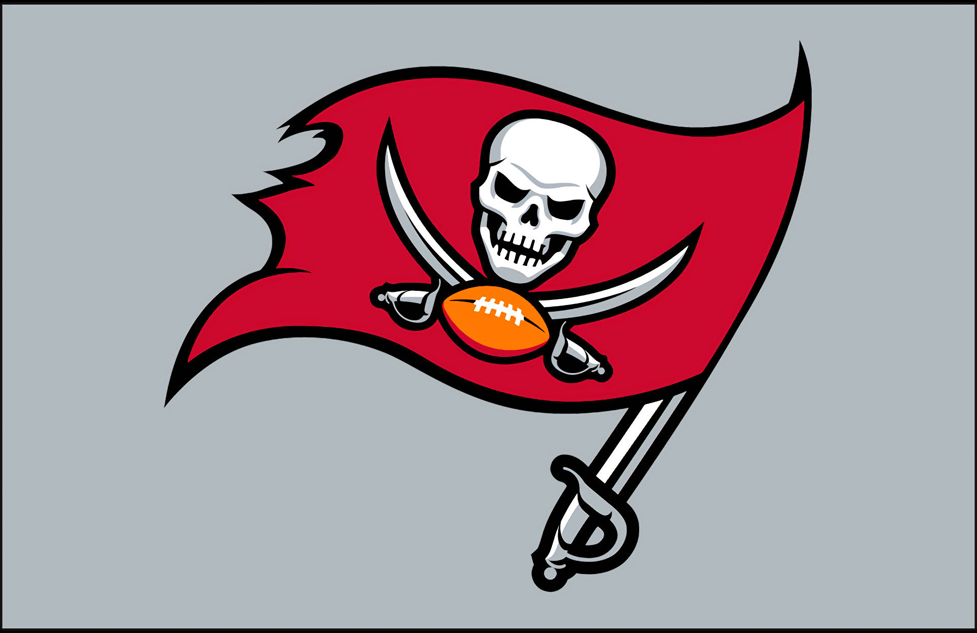 Tampa Bay Buccaneers Gray Poster