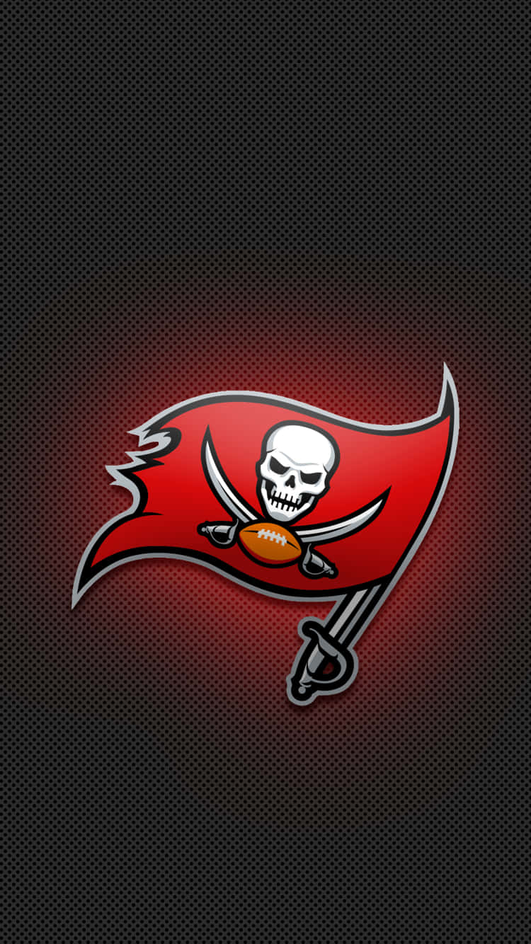 Tampa Bay Buccaneers Iphone Black And Red Gradient Background