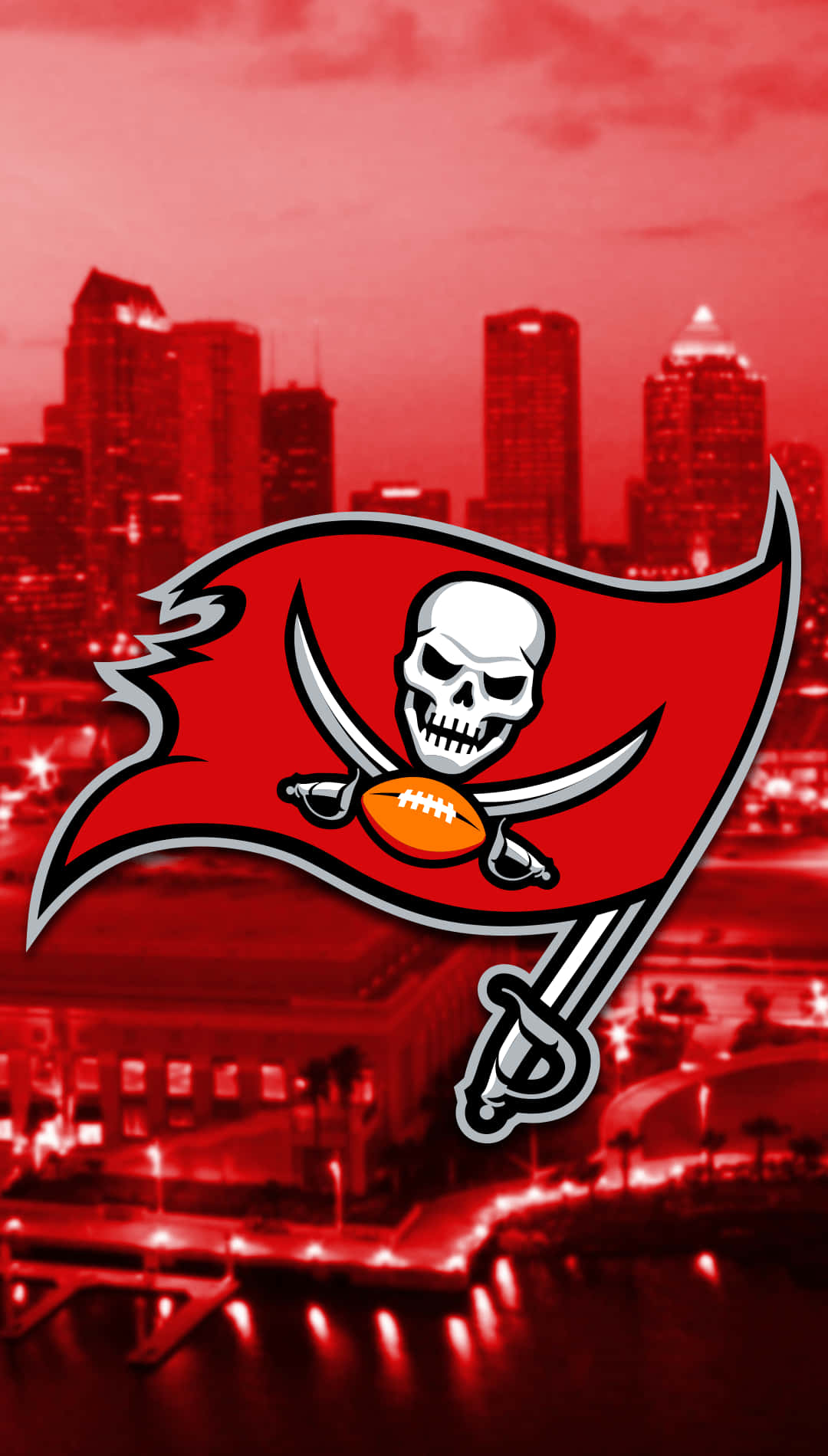 Tampa Bay Buccaneers Iphone Logo On City