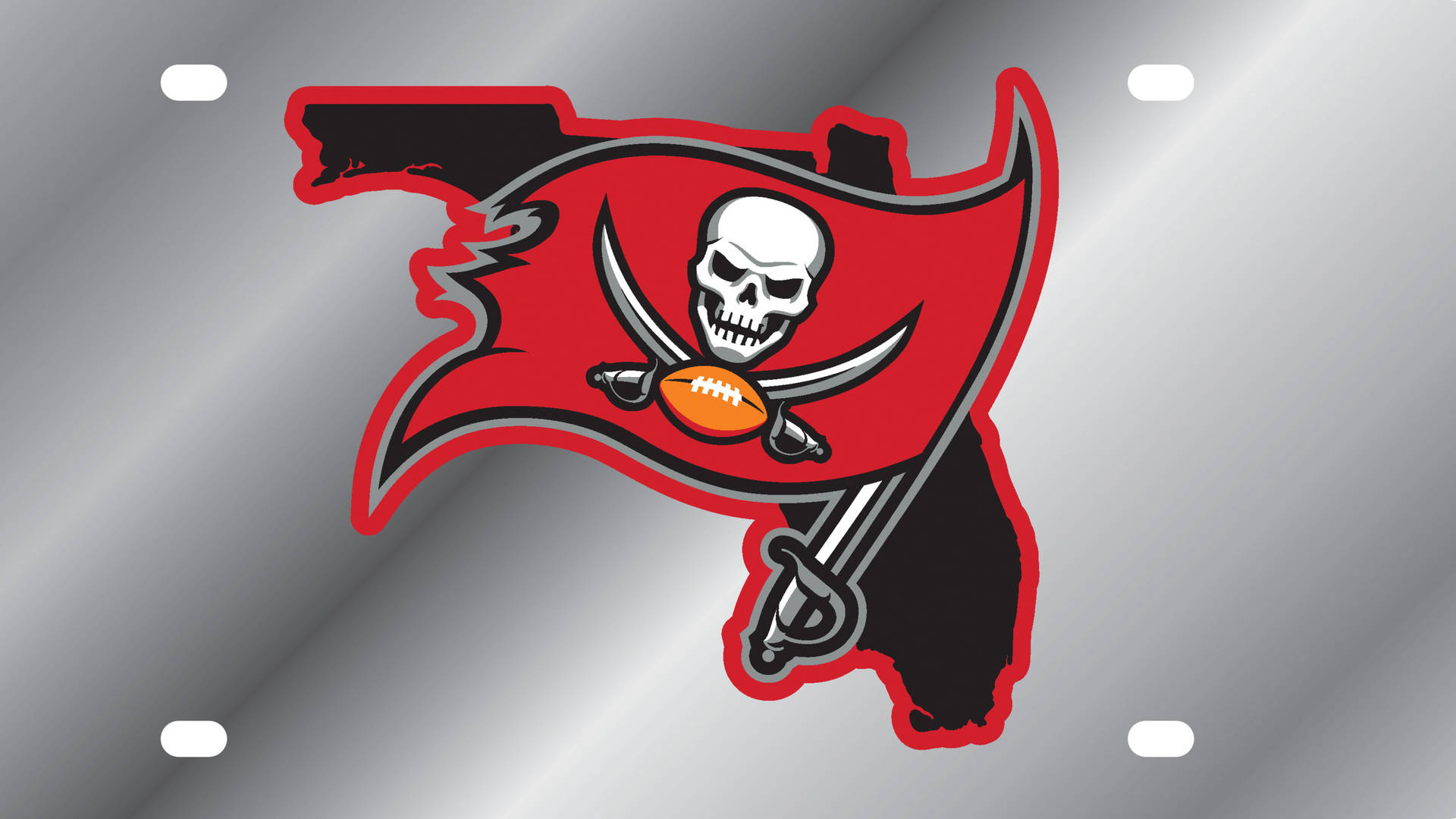 Tampa Bay Buccaneers Plate Design Background