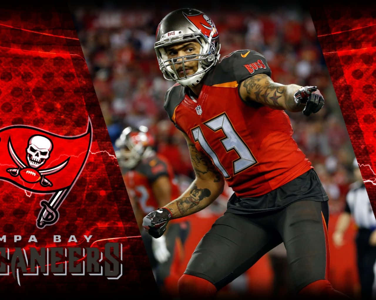 Tampa Bay Buccaneers Wide Receiver Mike Evans Background