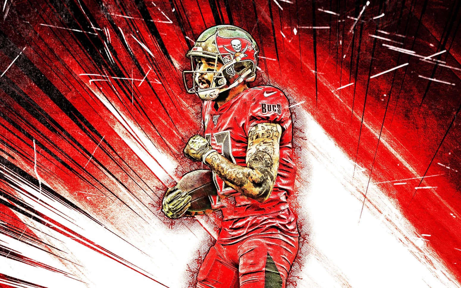 Tampa Bay Buccaneers Wide Receiver Mike Evans Background