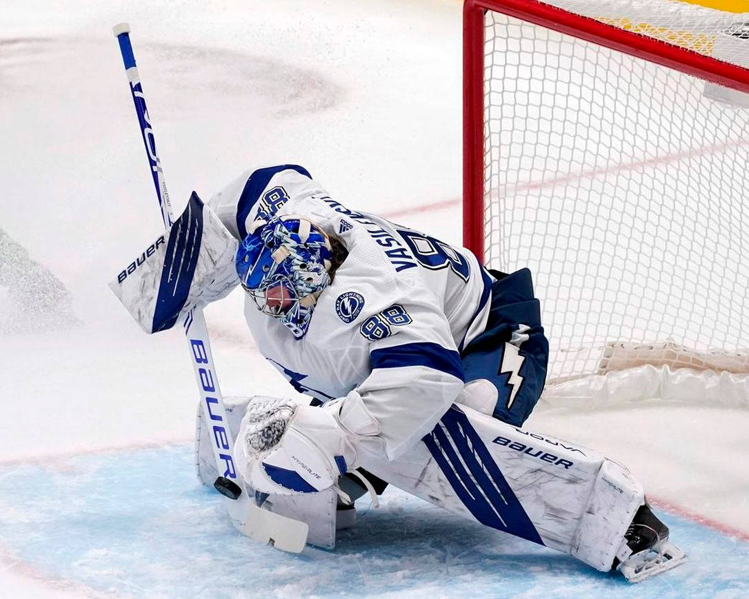 Tampa Bay Lightning Best Goaltender Andrei Vasilevskiy Background