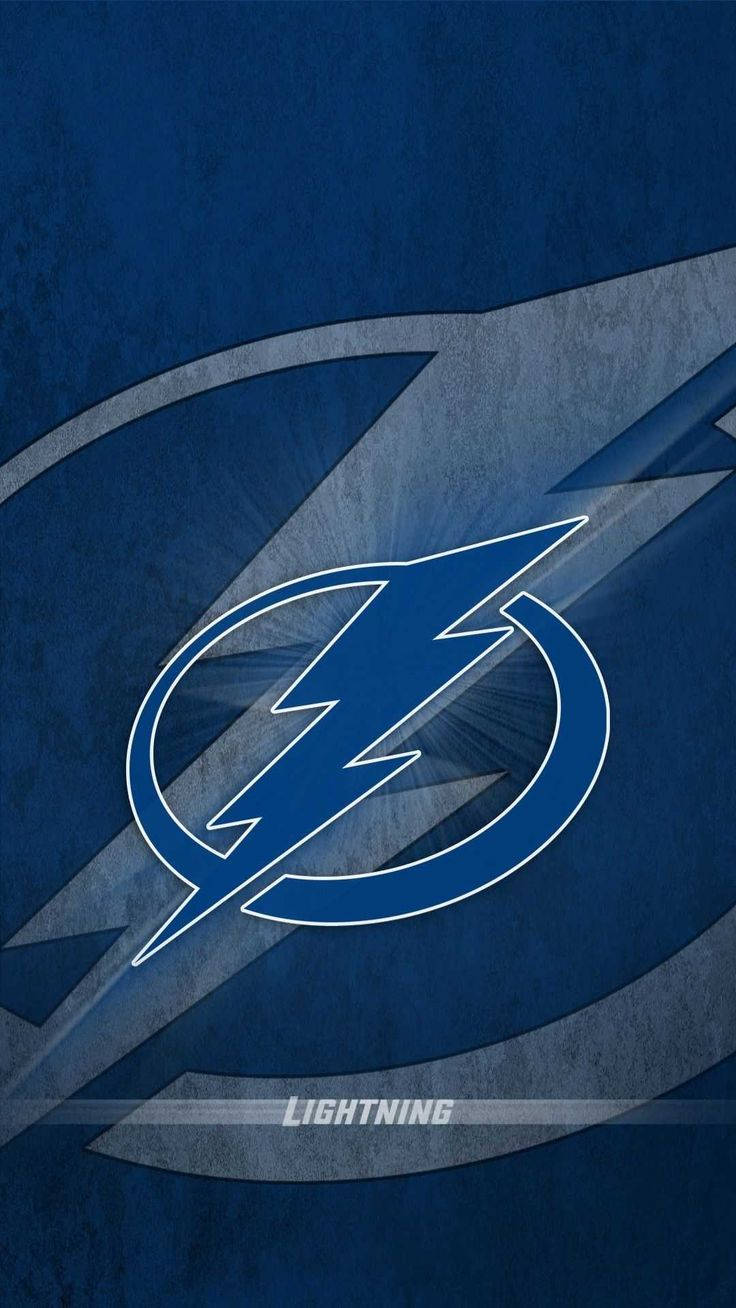 Tampa Bay Lightning Blue Illustration Background