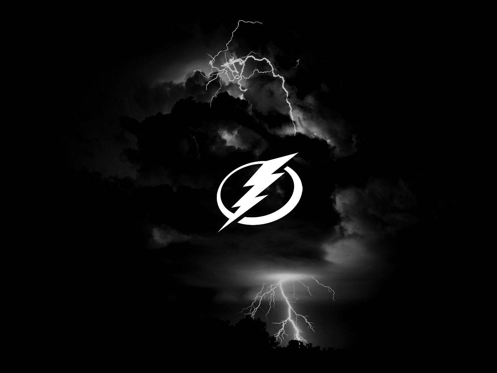 Tampa Bay Lightning Dark Clouds Background