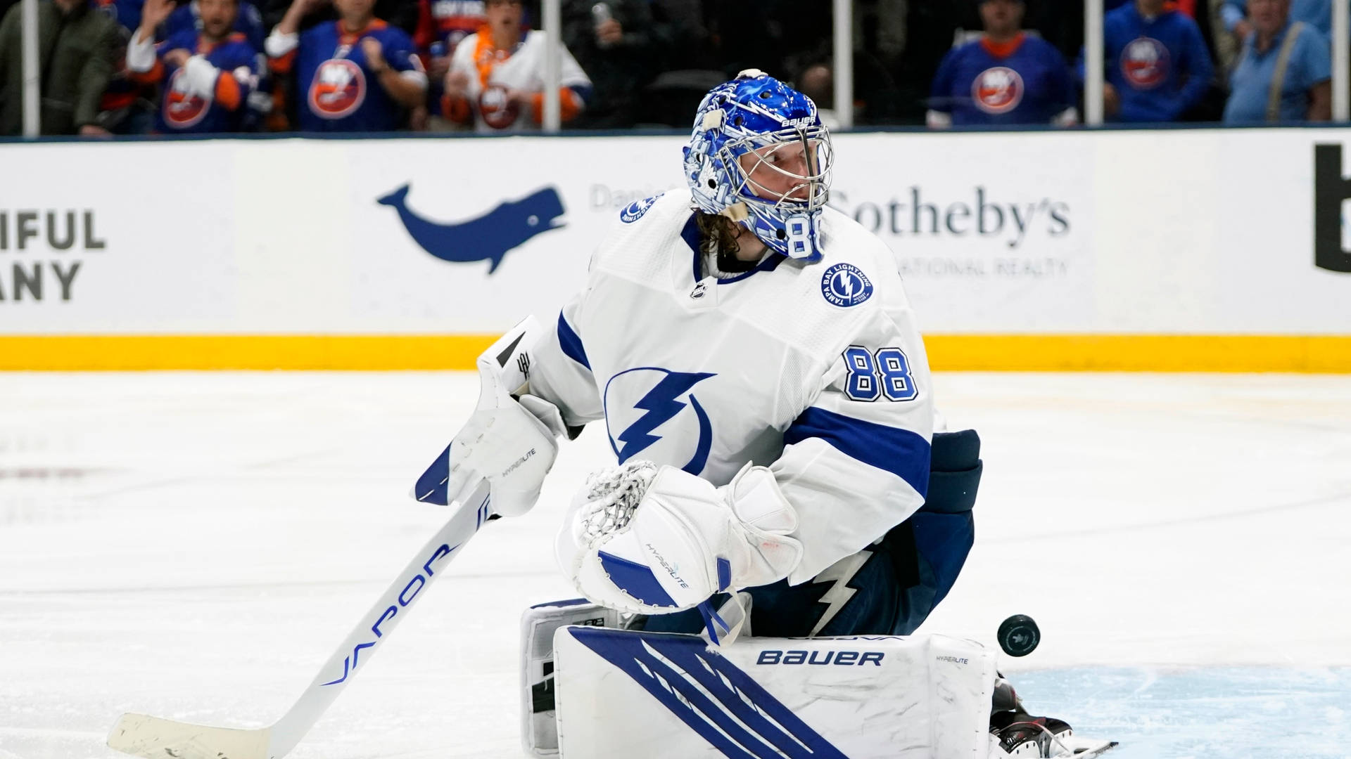 Tampa Bay Lightning Hockey Goaltender Andrei Vasilevskiy