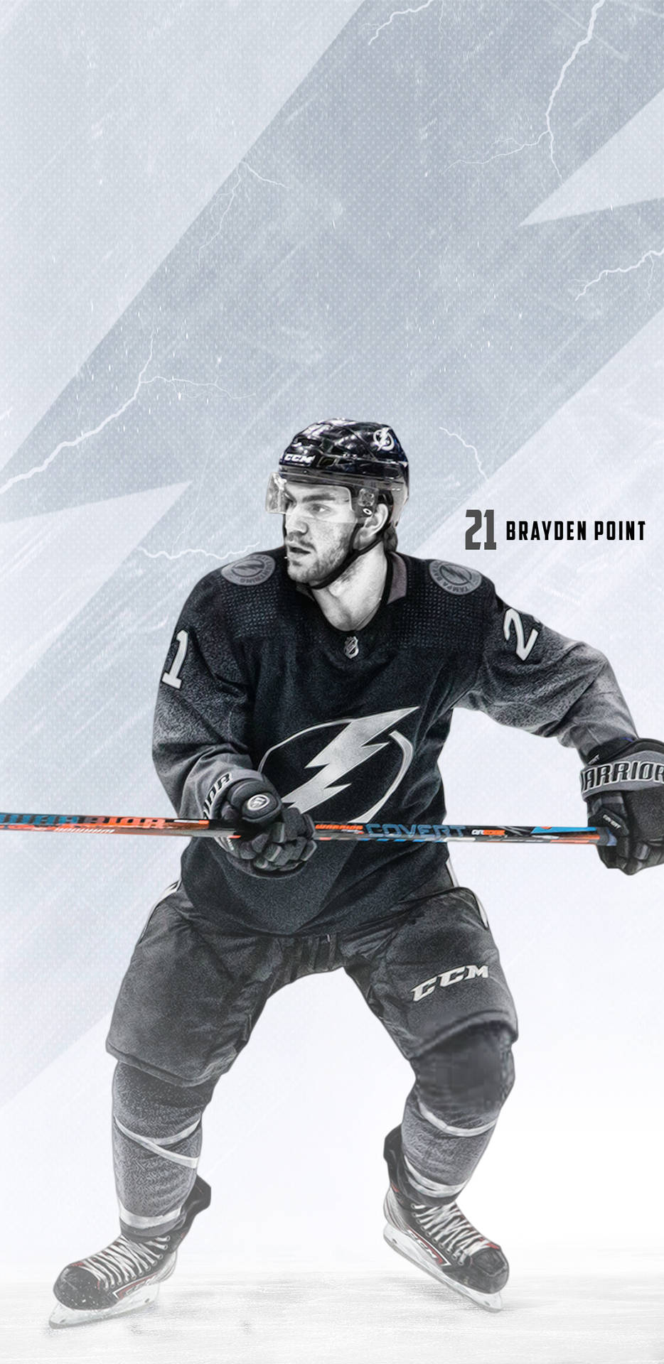 Tampa Bay Lightning Player Brayden Point Background