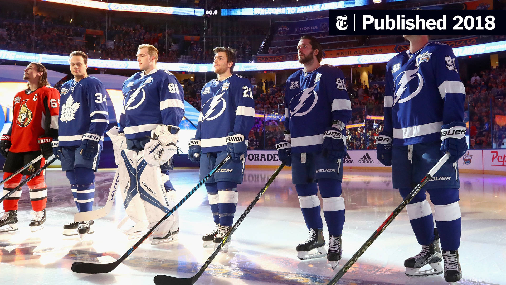 Tampa Bay Lightning Players With Brayden Point