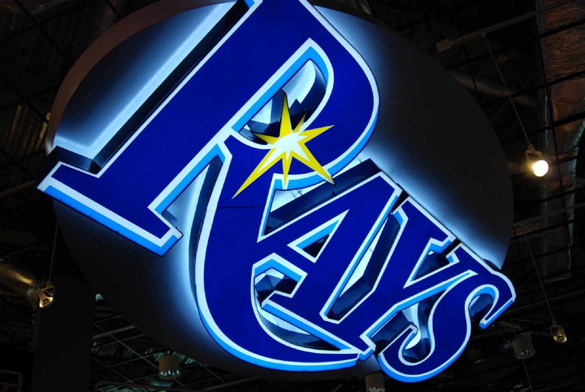 Tampa Bay Rays Ceiling Banner Background