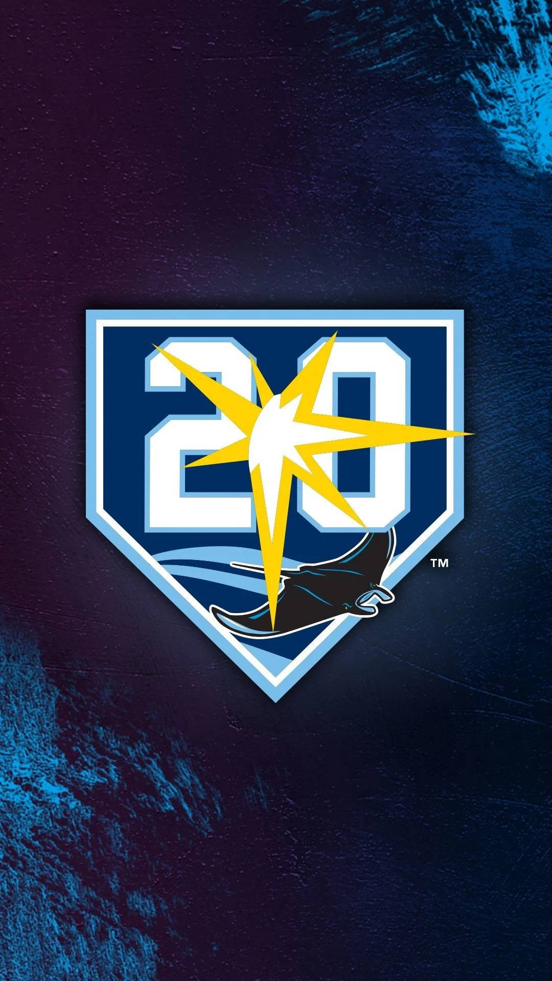 Tampa Bay Rays No.20 Logo Background
