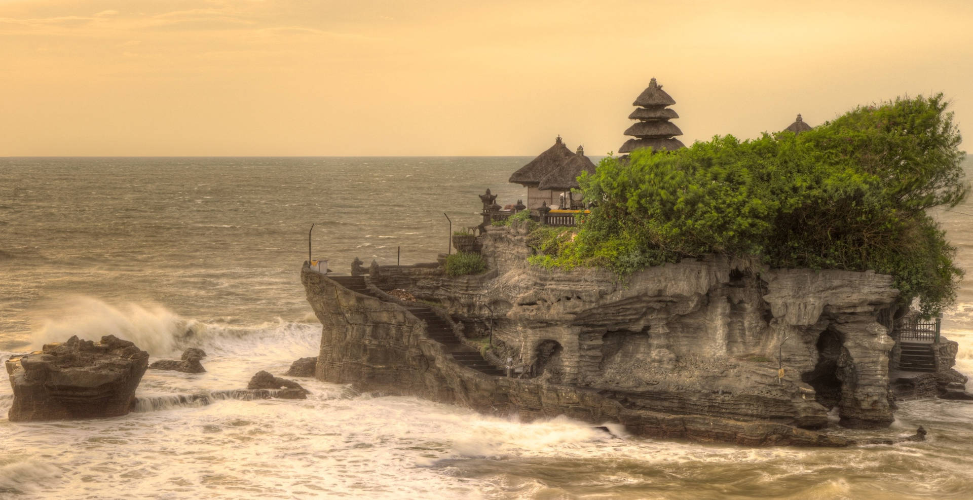 Tanah Lot Indonesia Background
