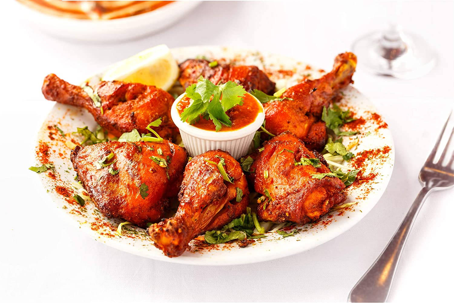 Tandoori Chicken Parts Background