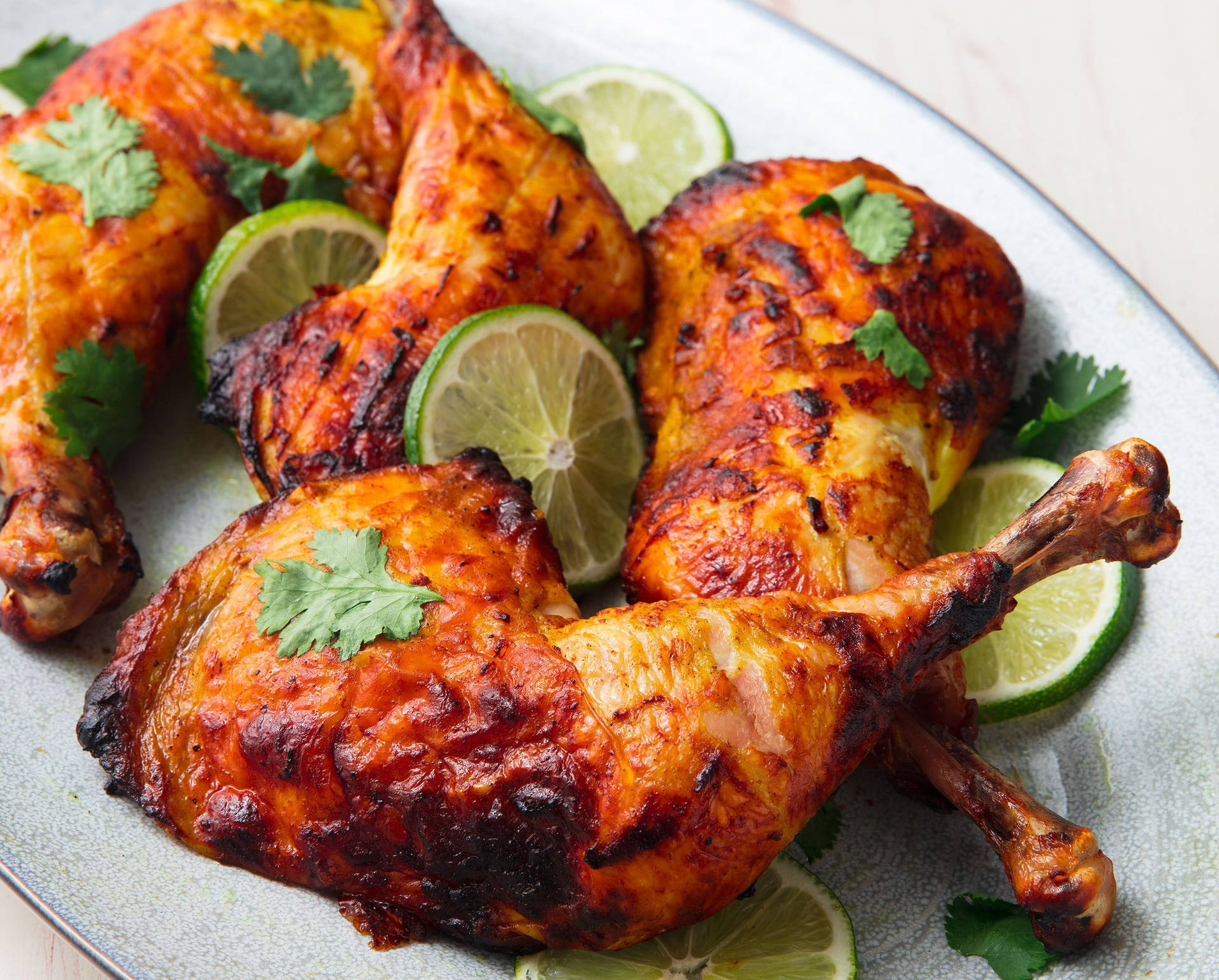 Tandoori Chicken Thighs Background