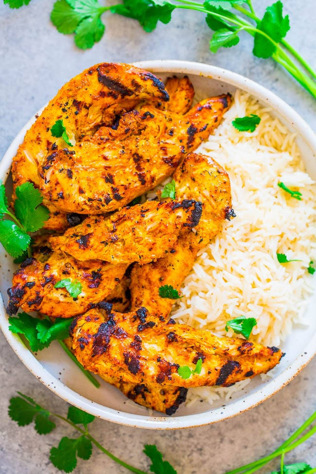 Tandoori Chicken With Bismati