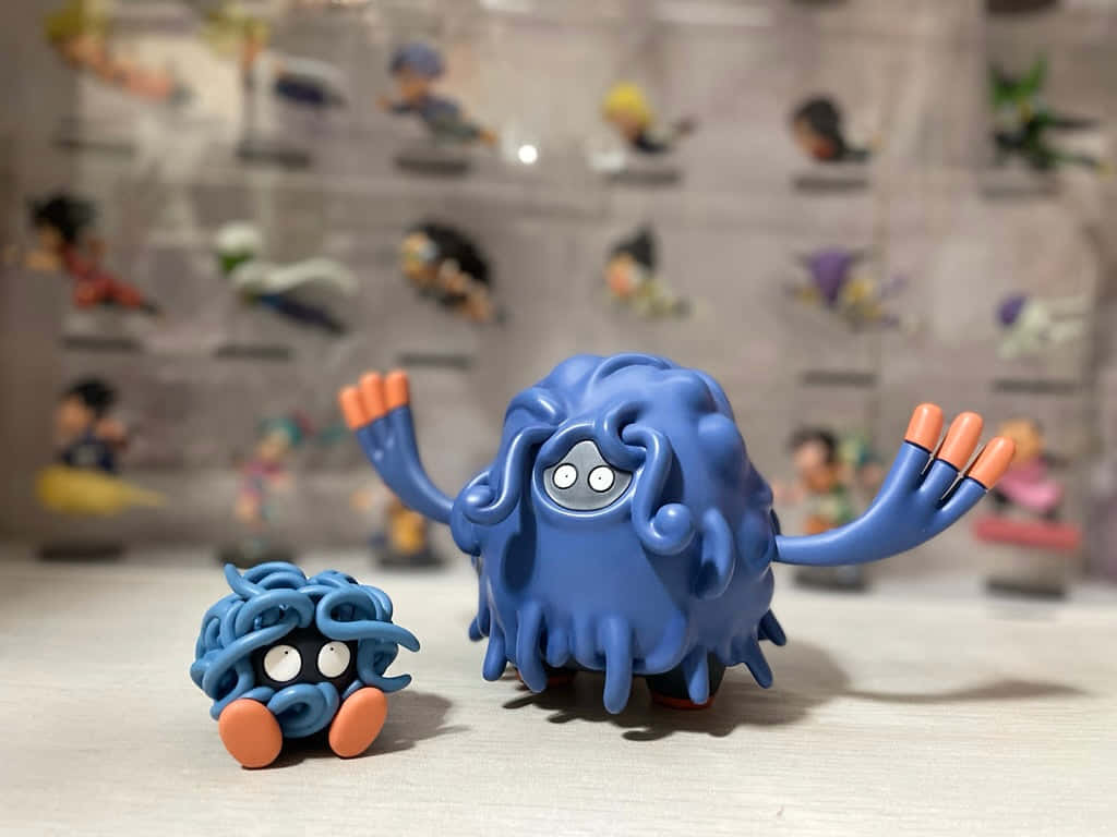 Tangela And Tangrowth Action Figures Background