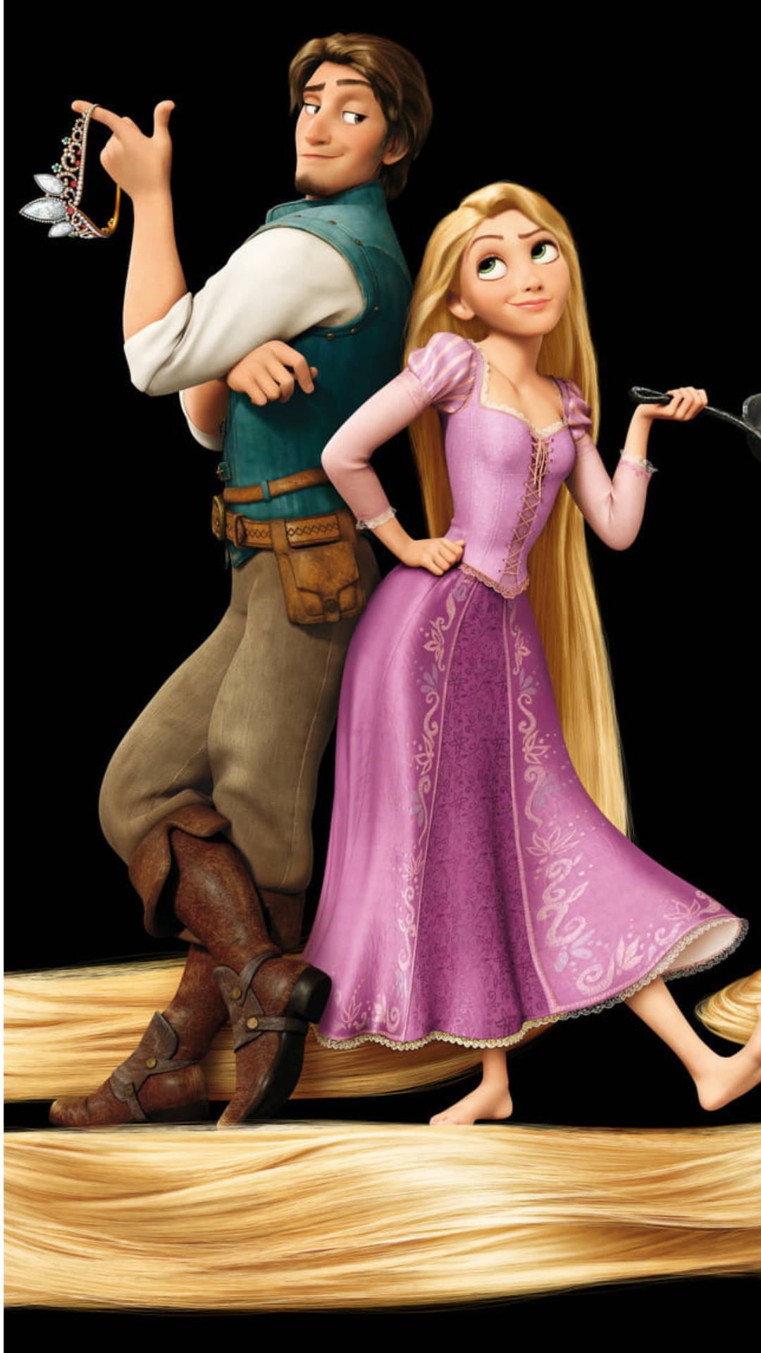 Tangled Poster From Disney Phone Background