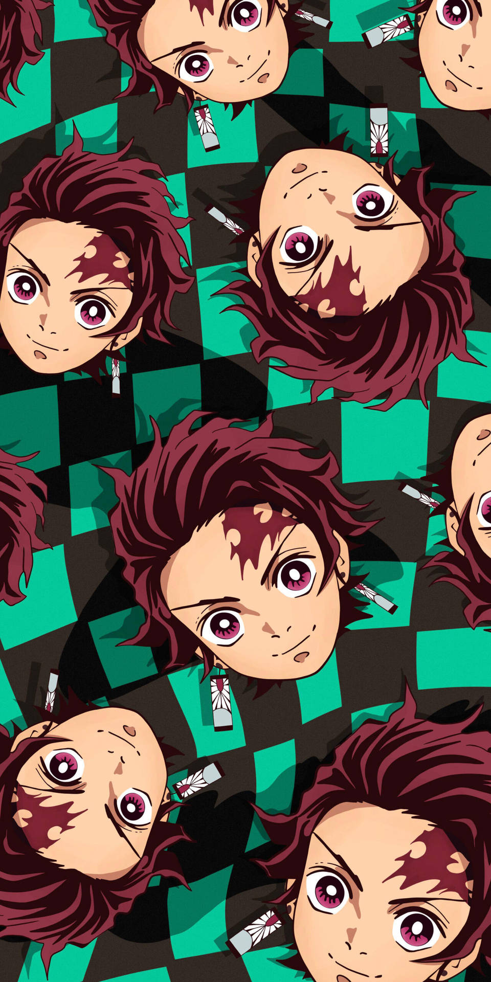 Tanjiro Aesthetic Art Background