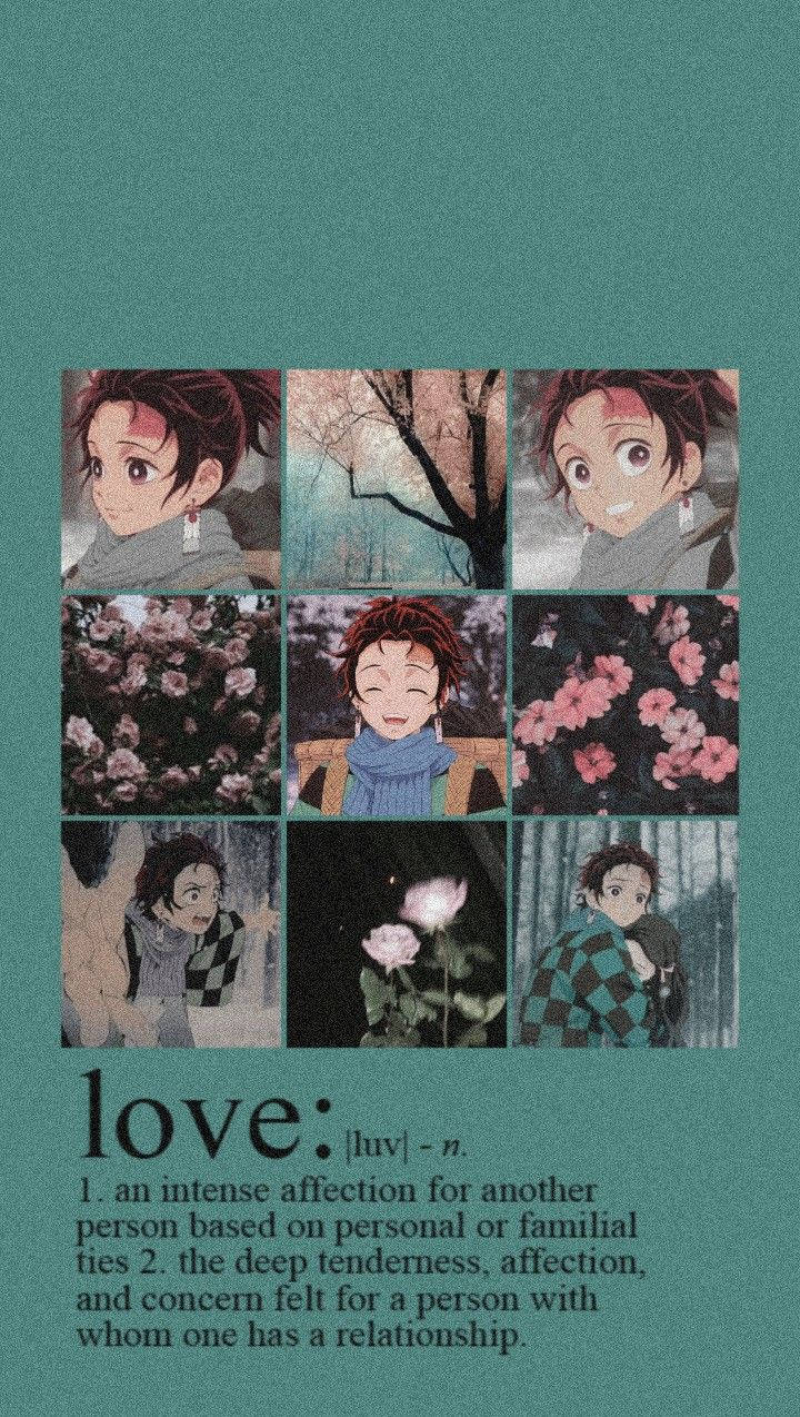 Tanjiro Aesthetic Love Description Background