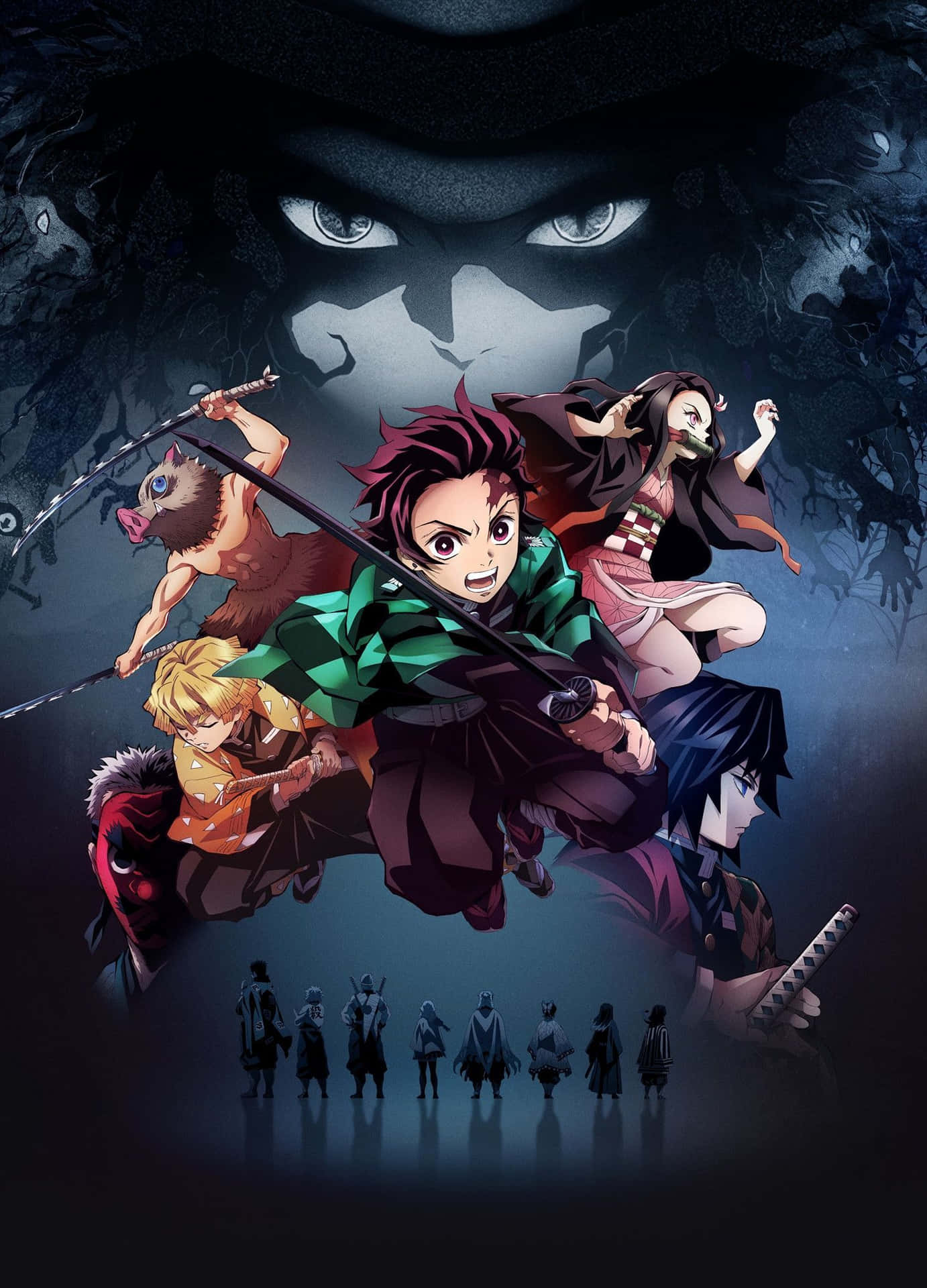 Tanjiro And Nezuko Stand Tall In Demon Slayer Season 2! Background