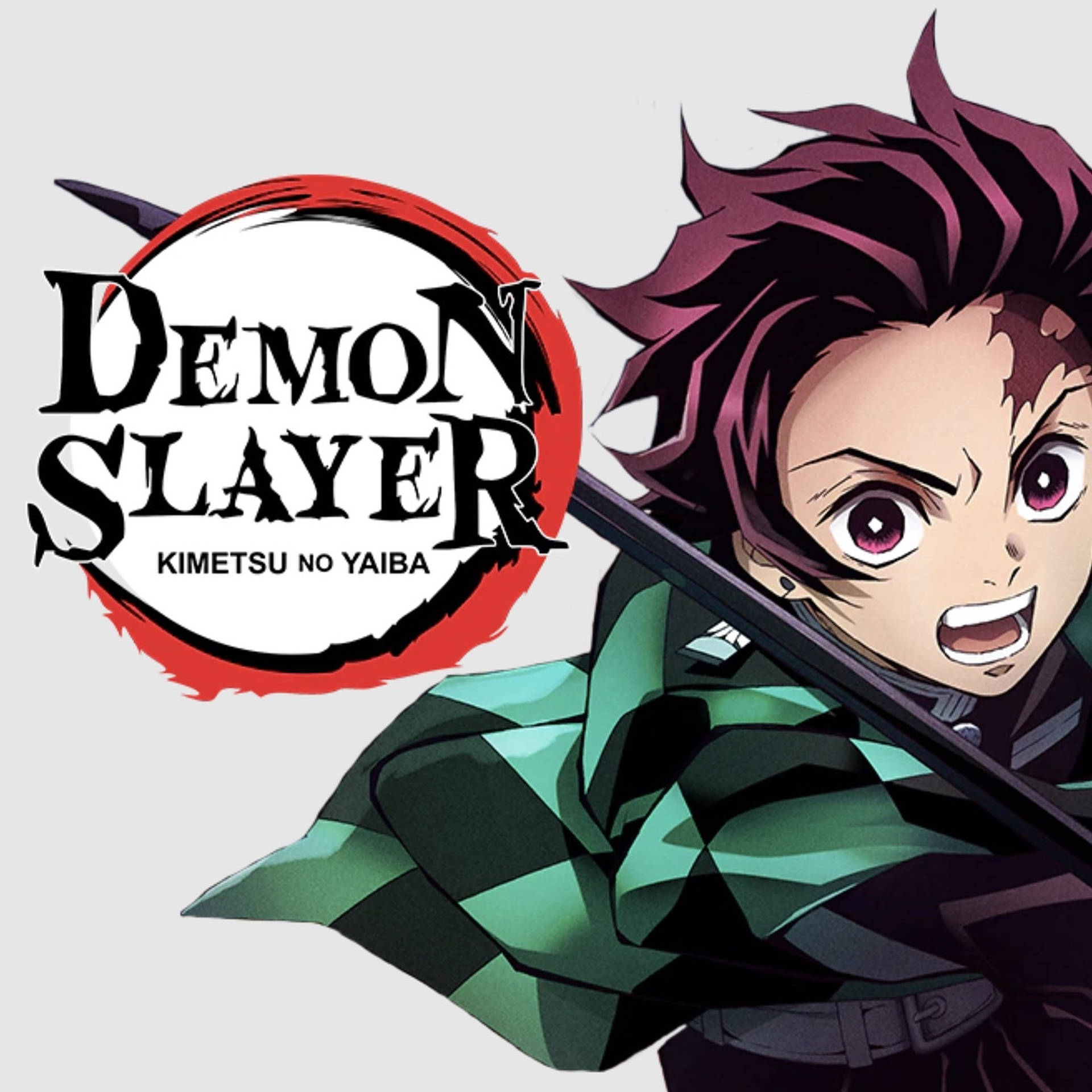 Tanjiro Kamado Demon Slayer Logo Background