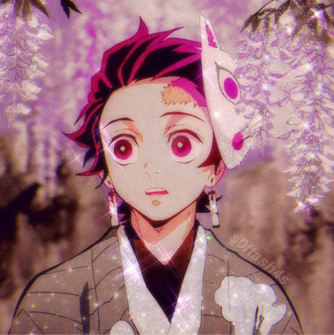 Tanjiro With Flowers Demon Slayer Pfp