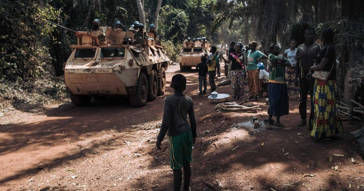 Tank In Central African Republic Forest