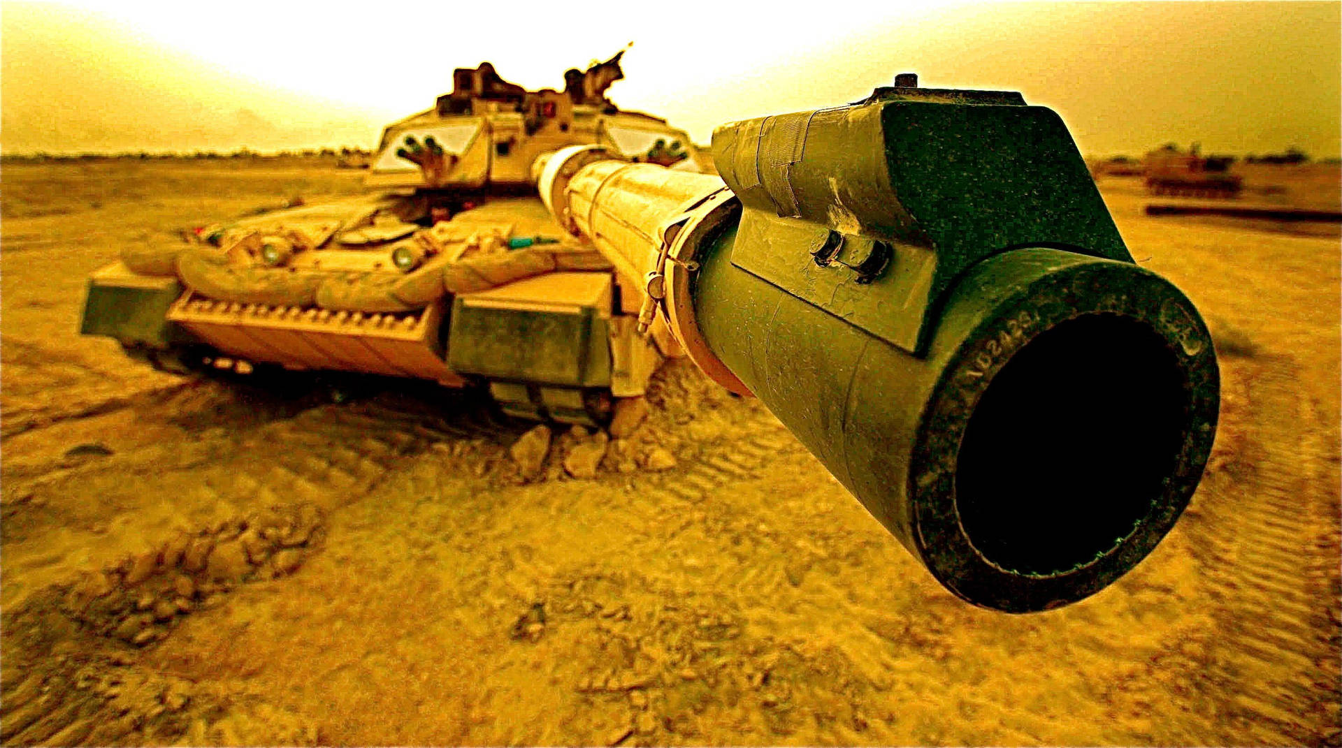 Tank Main Gun Background