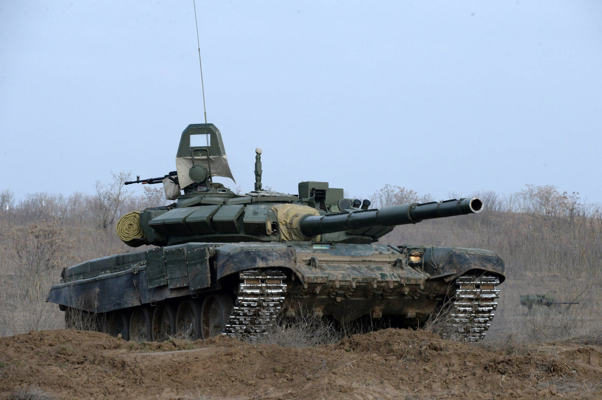 Tank T-84 Oplot Model Background