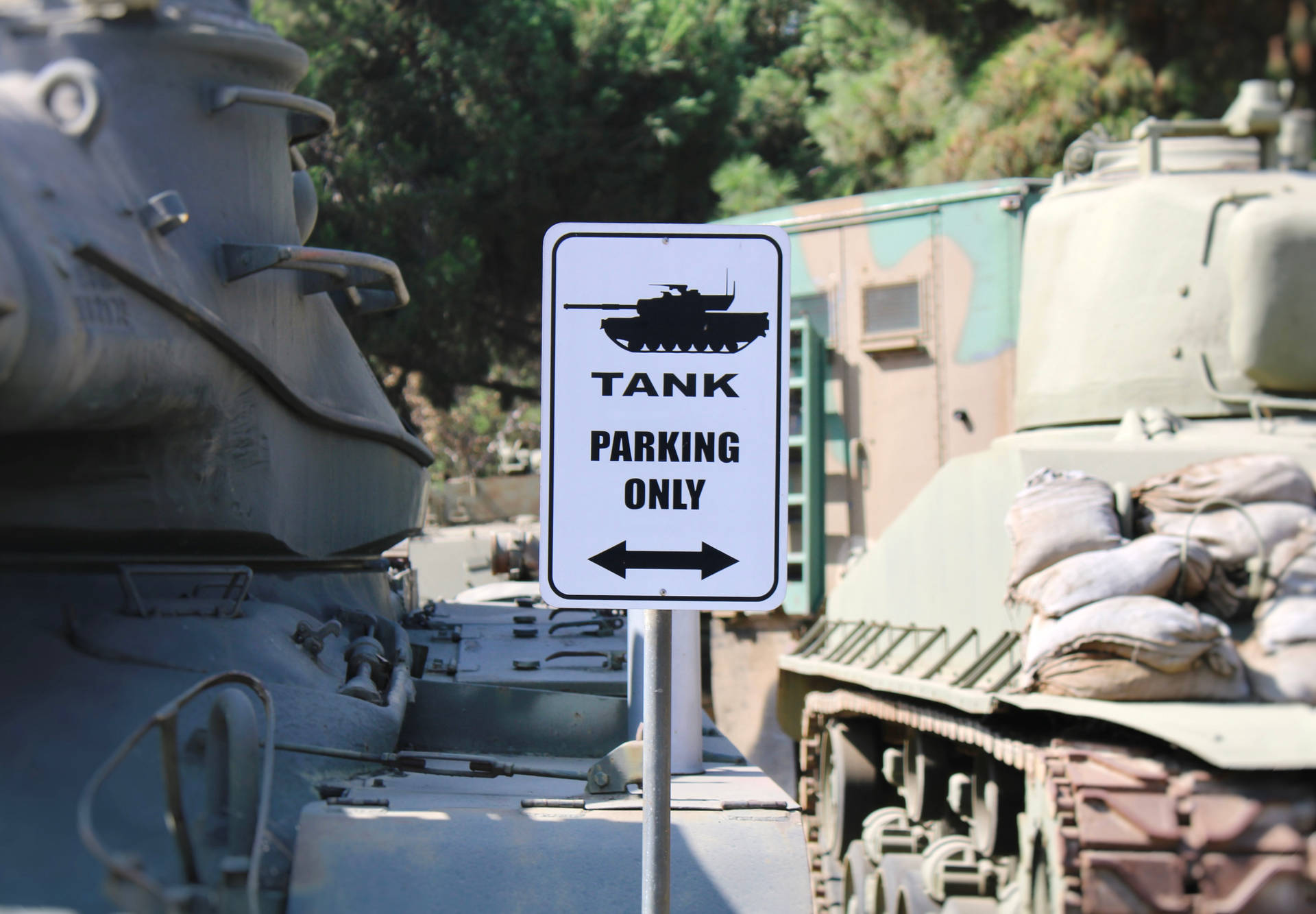Tanks Parking Area Background