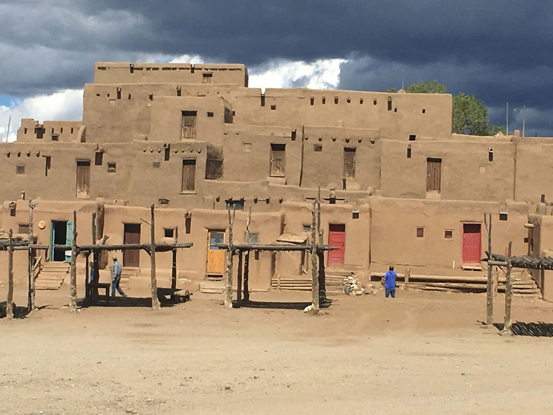 Taos Pueblo Native American Houses