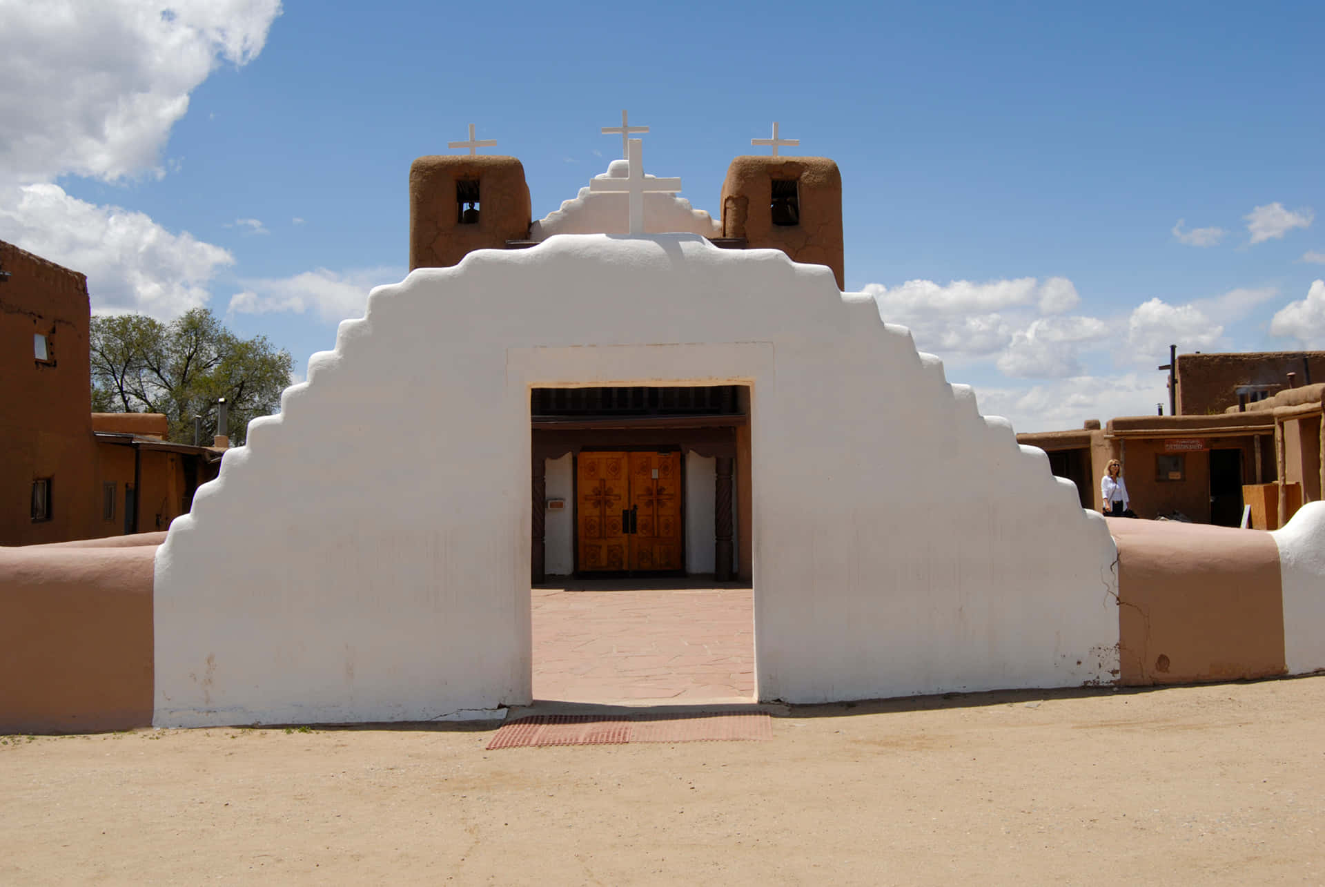 Taos Pueblo San Geronimo Chapel Entrance