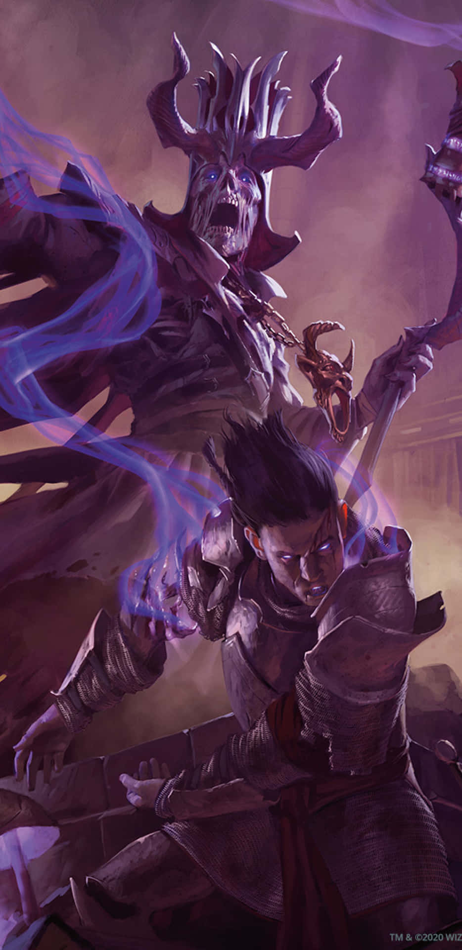 Tap And Summon Your Inner Hero With The Dungeons & Dragons Phone Background