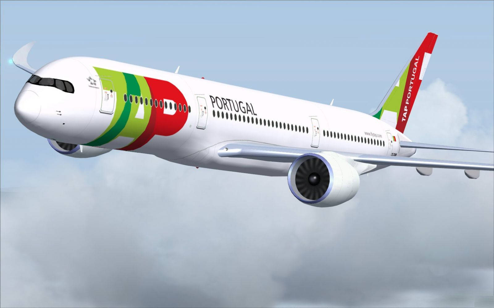 Tap Portugal Aircraft Background