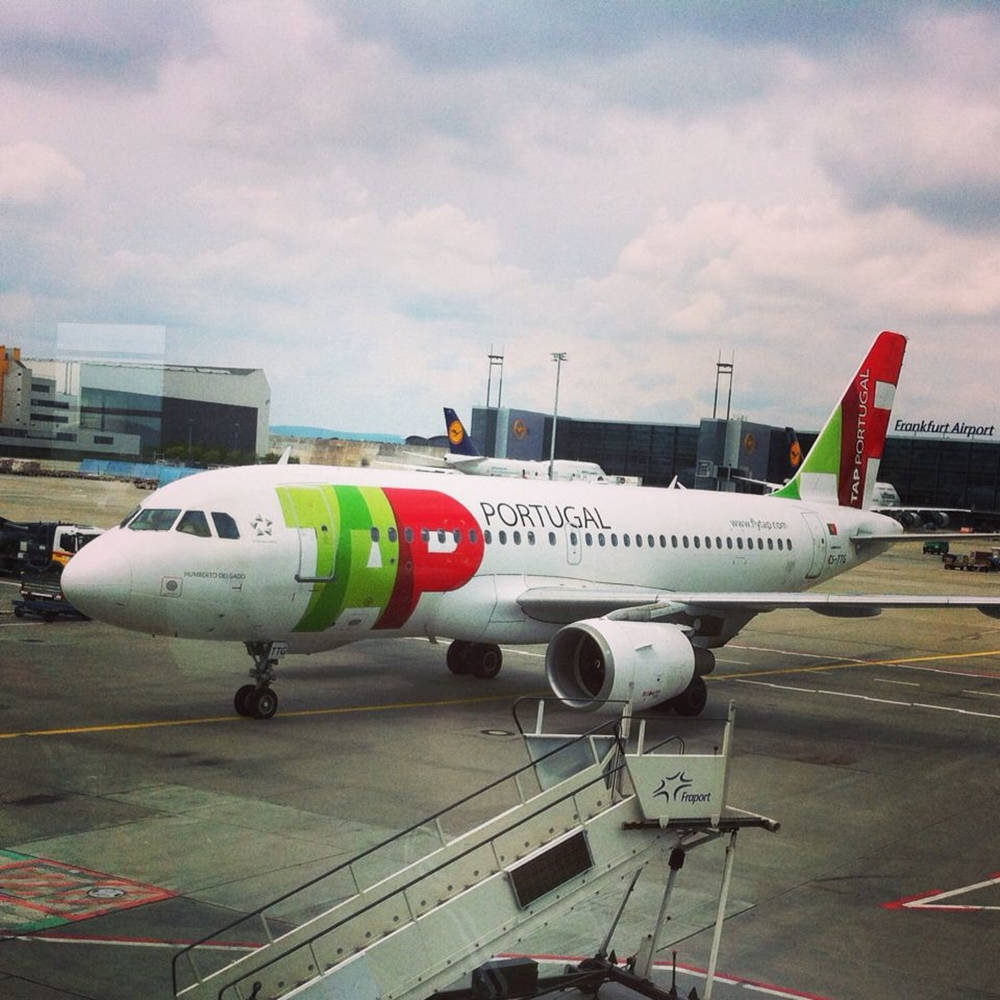 Tap Portugal Plane Airway Background