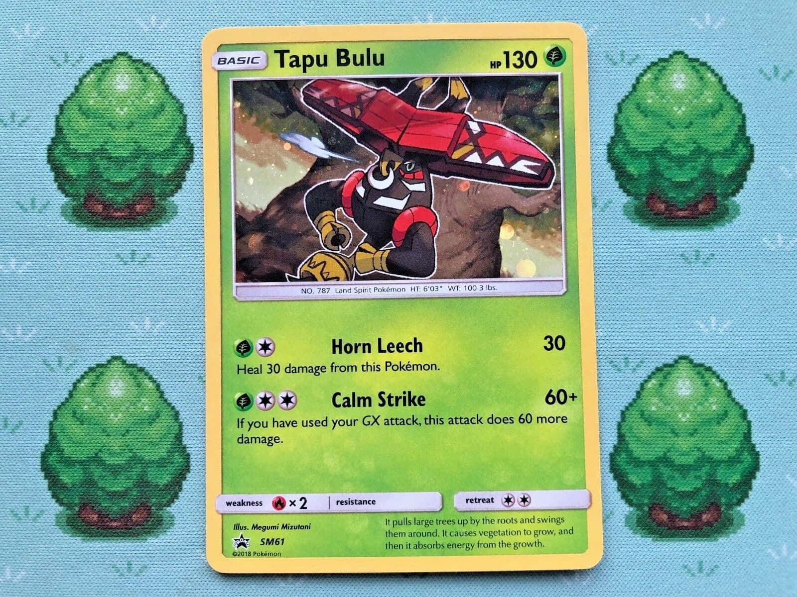 Tapu Bulu Card Four Trees