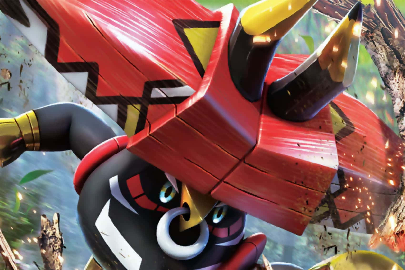 Tapu Bulu Charging Forward Background