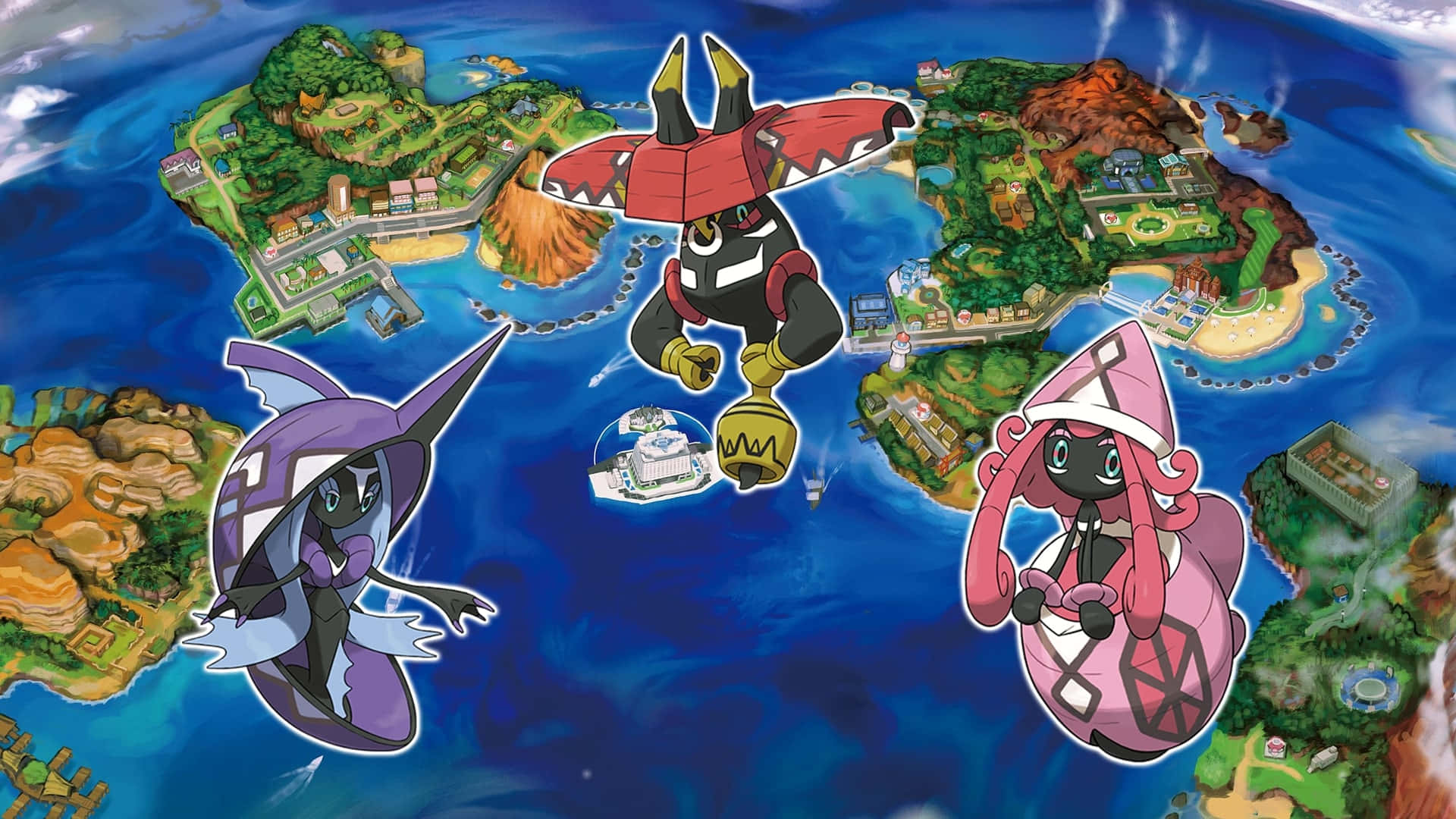 Tapu Bulu Fini Lele Alola Map
