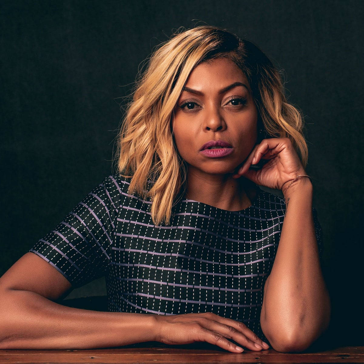 Taraji P. Henson Blonde Hair Background