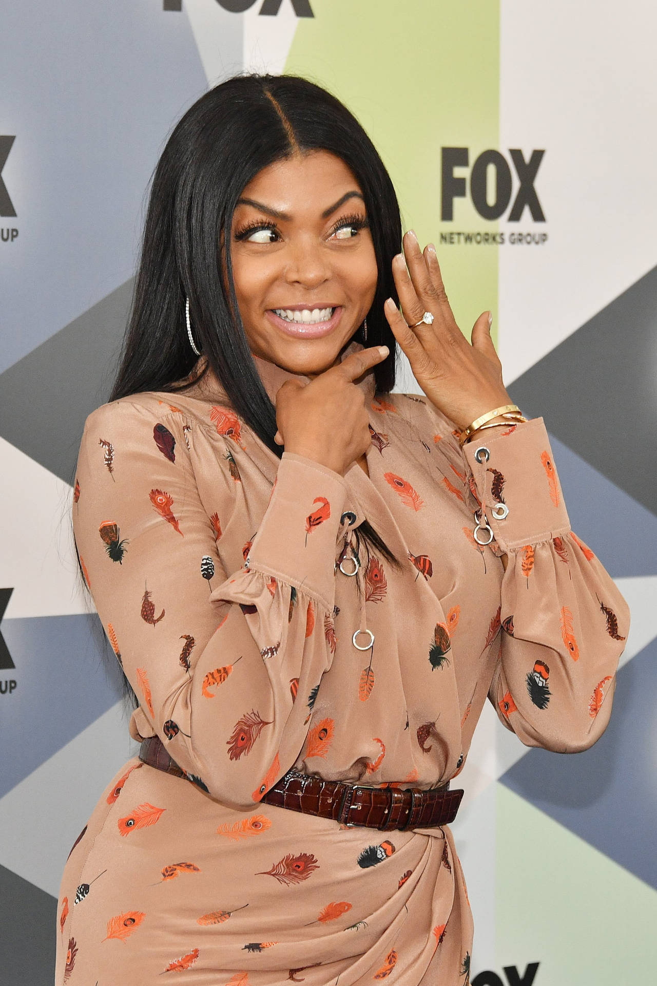 Taraji P. Henson Engagement Ring Background