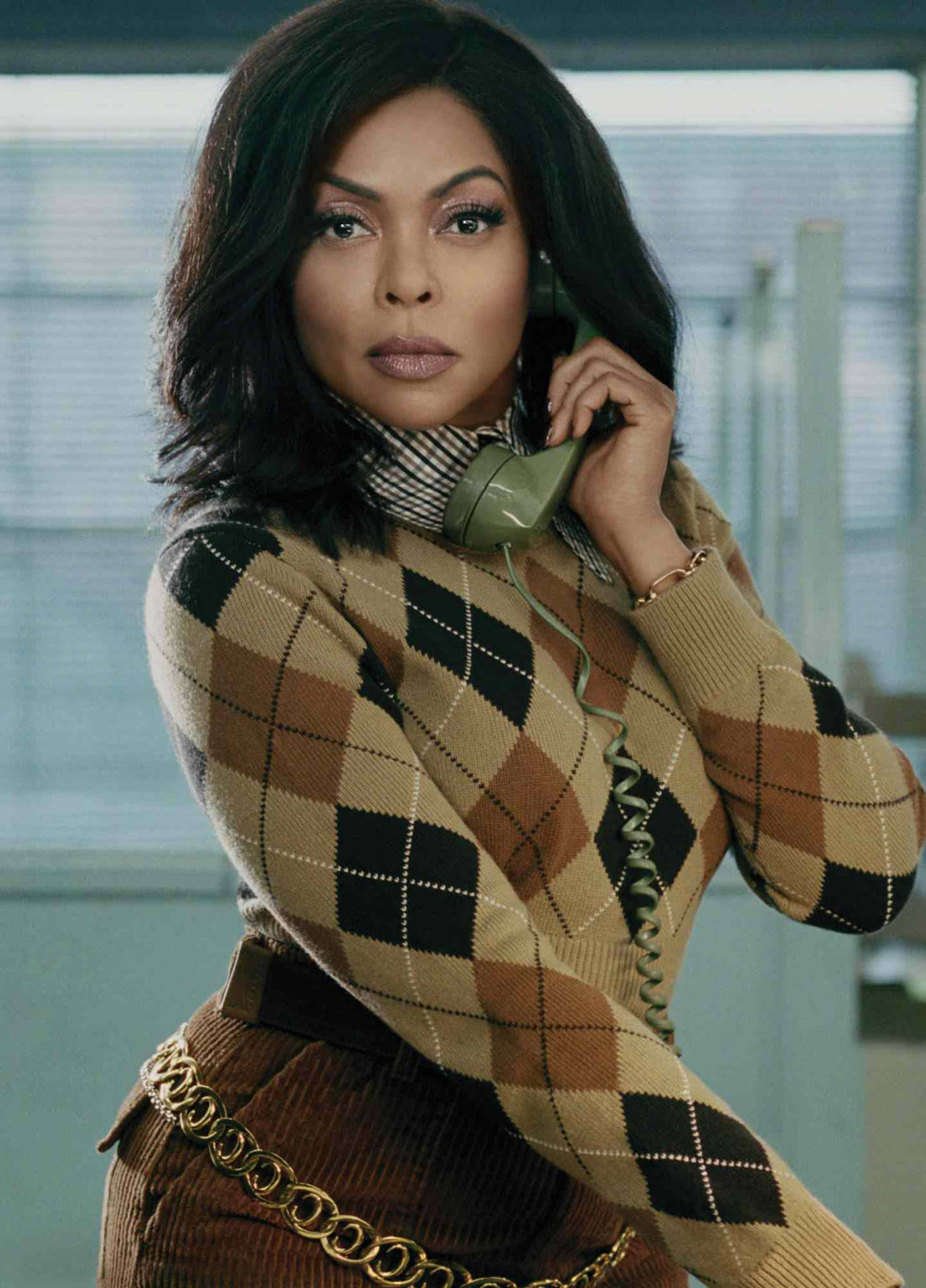 Taraji P. Henson On The Phone Background